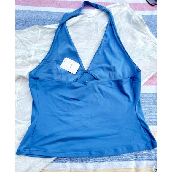 NWT Free People Blue Halter Top – Size L - Picture 5 of 5